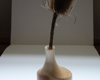 An off centre Elm branchwood bud vase