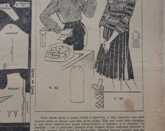 vintage sailor and BLOUSE for women no. 718 sewing patterns
