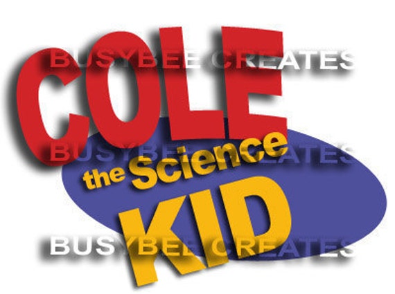 Sid the Science Kid Theme Personalized Logo for Science