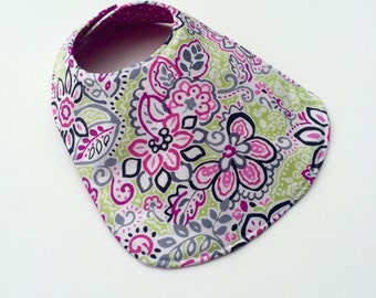 Reversible Baby Bib for Baby Girl