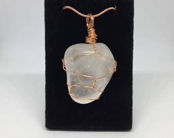 Quartz and Copper Necklace