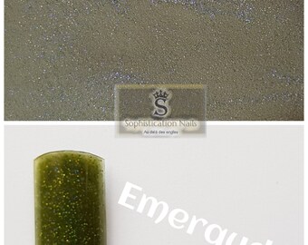Resin acrylic nails 10gr Emerald
