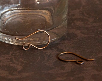 Rose Gold Niobium Earwires
