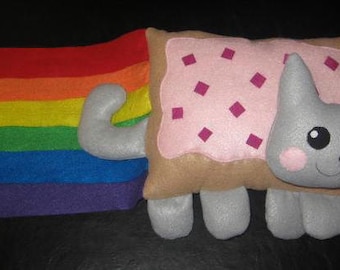Nyan Cat plush (2 foot) rainbow poptart meme kitty