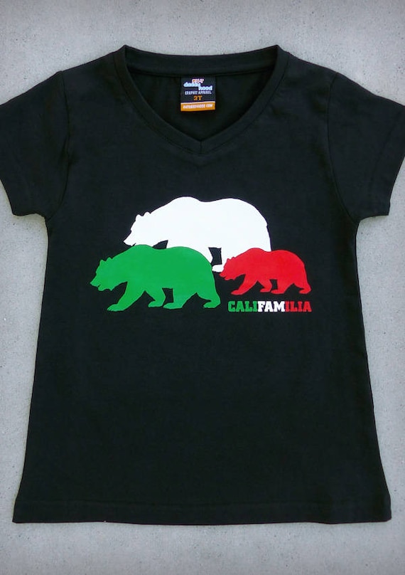 califamilia california bears with mexican flag colors