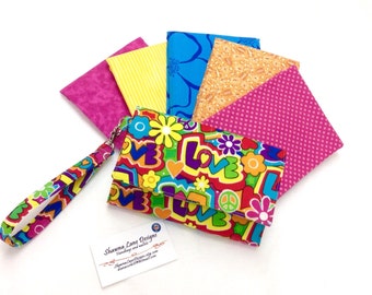 cell phone wallet, made to order wallet, wristlet wallet, you CHOOSE FABRIC, Women's Wallet with strap, shawna lane wallet, small purse