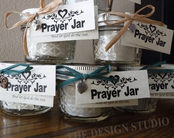 Prayer Jar, Encouragement Jar, Inspiration Jar, Religious Gift, Gift of Comfort, Strength and love, Valentine’s Day Gift, Mother's Day Gift