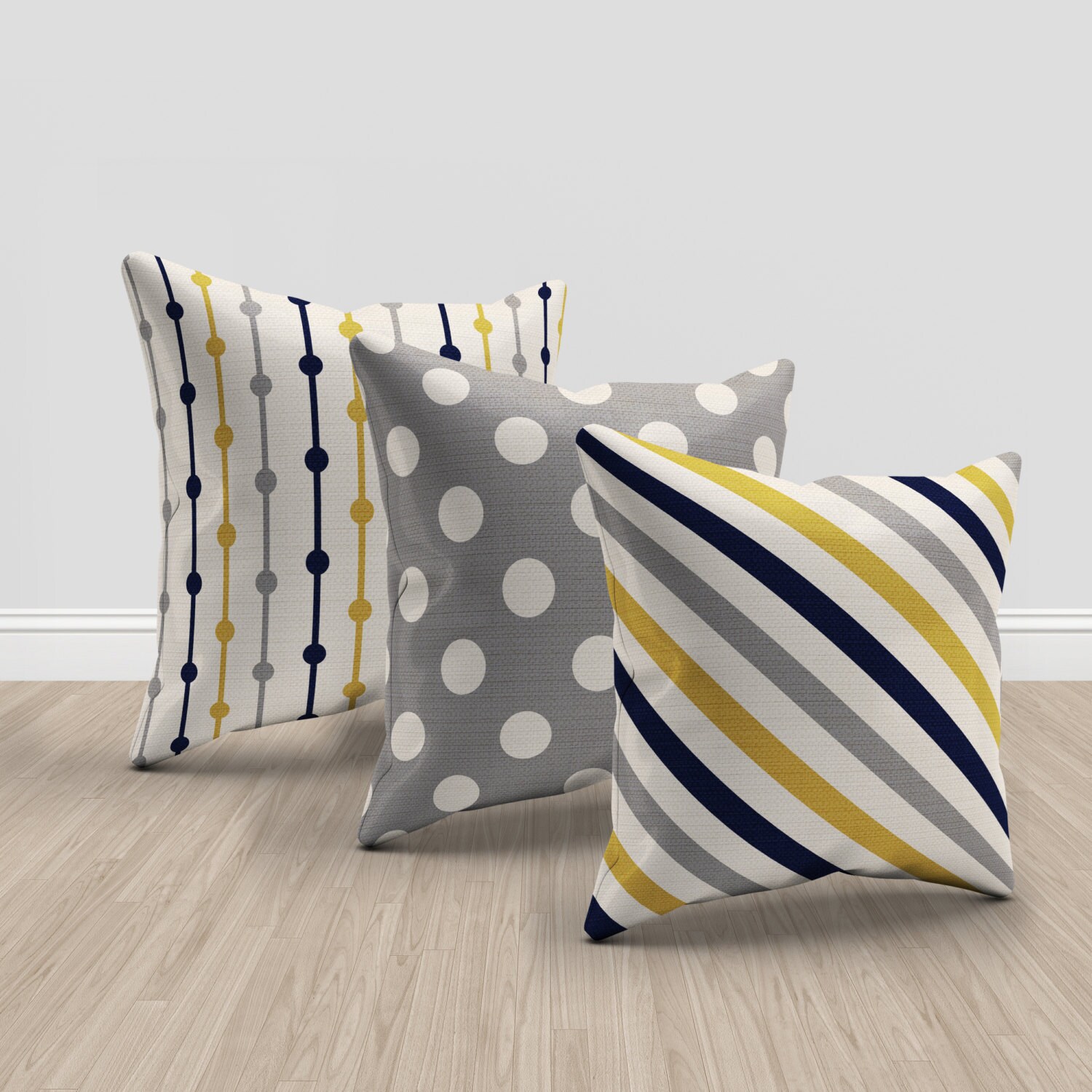 mustard throw pillows