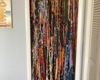 Bohemian curtain door divider