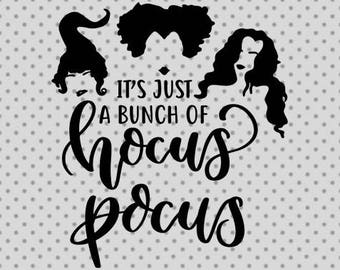 Hocus pocus svg, Halloween SVG, Halloween cricut and silhouette cameo, pumpkin svg, Witch svg