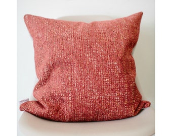 20" x 20" Pink/Orange Throw Pillow Cover - COVER ONLY