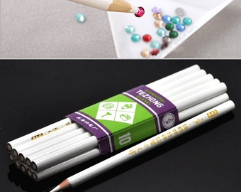 1 or 2 or 5 or 10 pcs. Rhinestone Pick Up Pencil Tool - 17.5cm (6.89 inch) - Great for Embellishments, Rhinestones, Scrapbooking, Nail Art!