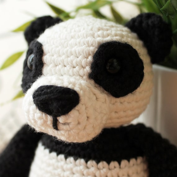 Panda - Animalius. Amigurumi Pattern PDF, Animal Toy, Teddy Nursery Doll, Bear Crochet Pattern, Cute Children Gift, DIY, Instant download