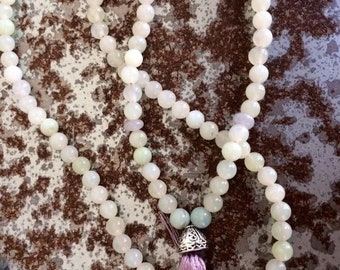 OM Brezee Namaha -Mantra - Meditation -Malas -108 Stones -Yoga -Mala Beads
