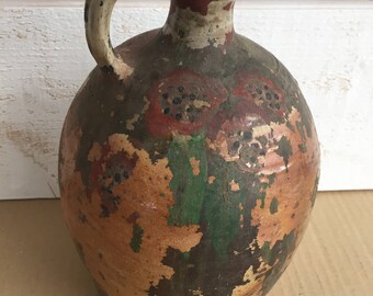 Ancient earth, terracota, antique jug pitcher jug