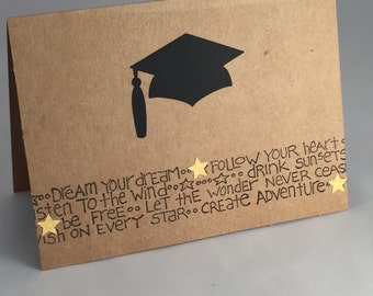 Reach for the Stars graduation card