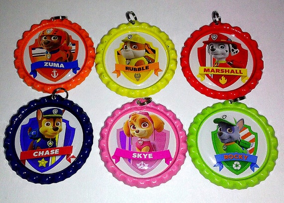 paw patrol plush keychain