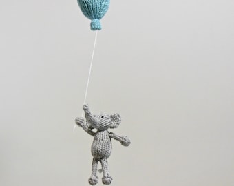 Elephant Baby Mobile, Balloon Mobile, Elephant Nursery Mobile, Elephant Nursery Mobile, Balloon Hanging Mobile, Baby Mobiles, Traveler