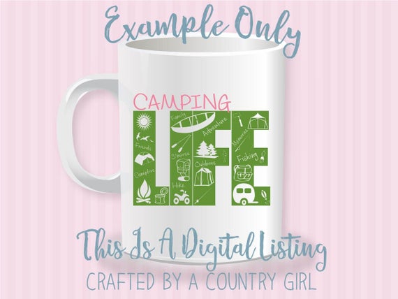 Download Camping Svg Vinyl cut file vinyl decal family smores