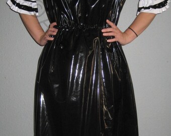PVC Sissy French Maids Dress