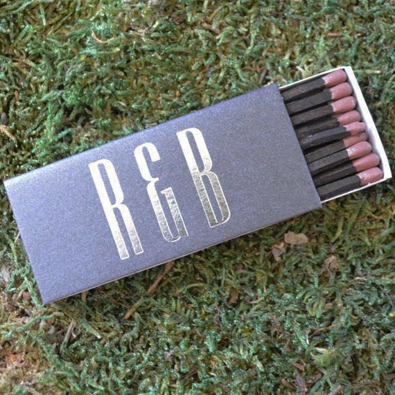 50 Large Cigar and Candle Personalized Matches Personalized