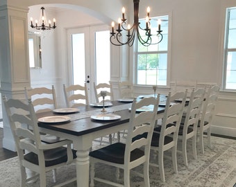 Farmhouse Table | Wide Farmhouse Leg | Heirloom Collection