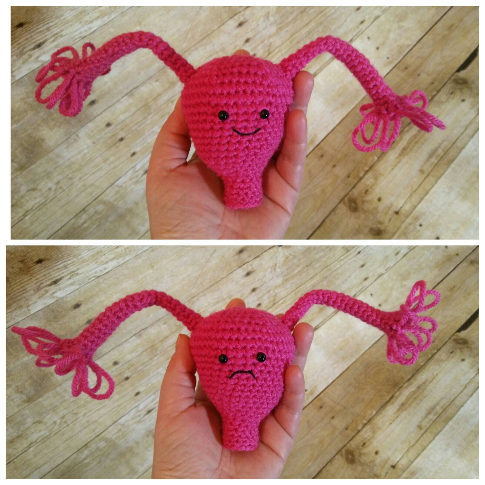 uterus stuffed toy