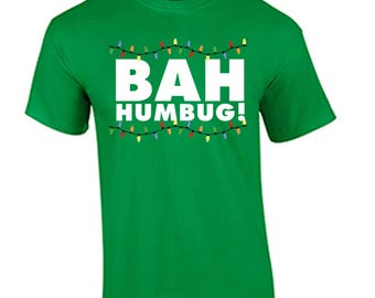 Tacky Christmas Shirt Bah Humbug Holiday Christmas T Shirt Scrooge