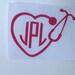 Nurse Monogram Decal-Stethoscope decal-monogram decal-Nurse-nurse gift-custom decal-yeti decal-monogram gift- monogram stethoscope-decals