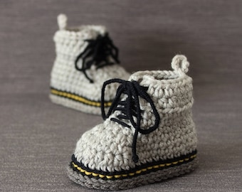 Crochet PATTERN Martens style booties