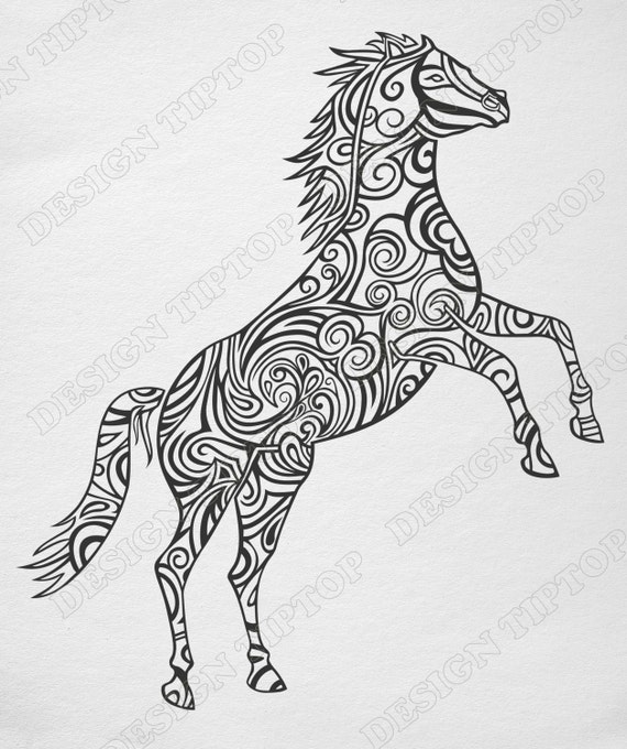 Free Free 115 Cricut Mandala Horse Svg SVG PNG EPS DXF File