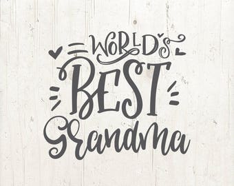 Download Best grandma svg | Etsy