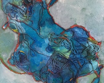 Mixed Media #8 12x12 painting