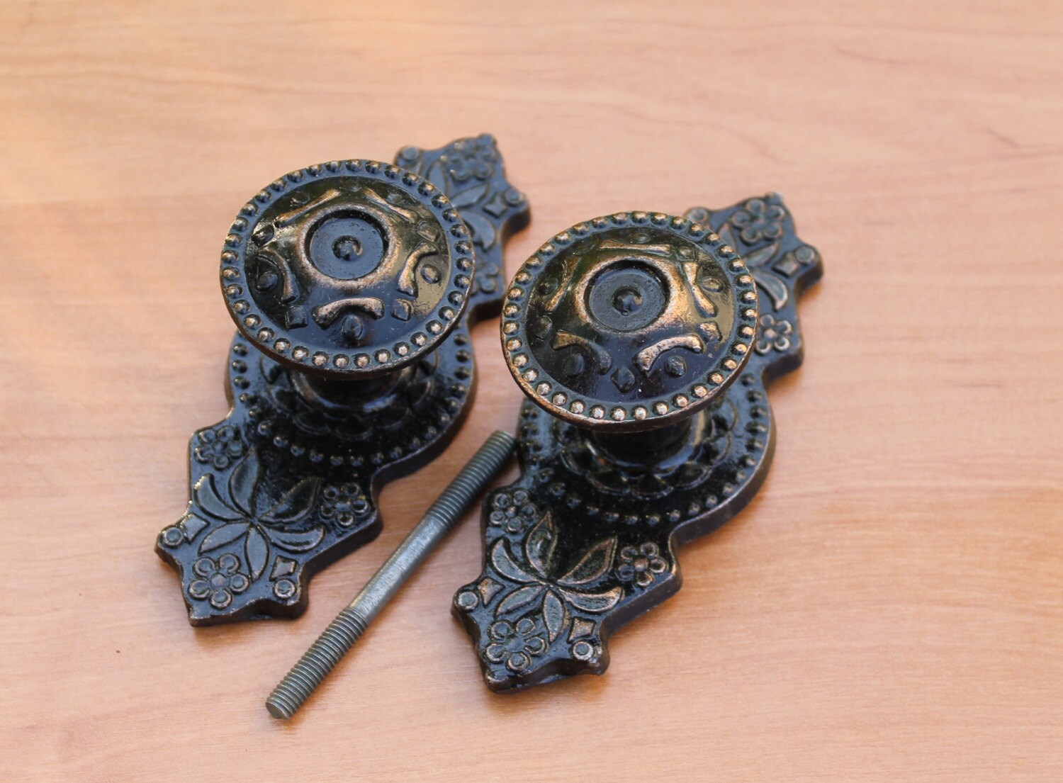 Vintage Retro door knobs Door knob rustic Metal door knobs