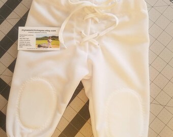 Boys Football Pants, little boys, toddler pants, Smash Cake, white football pants, football costume, 1st birthday/mysweetchickapea