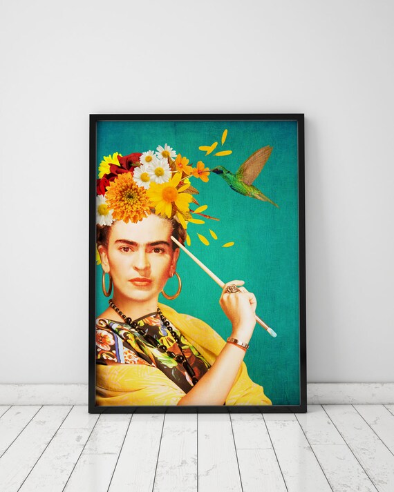 Frida Kahlo Print Wall Art Prints Frida Kahlo Art Print Giclee 