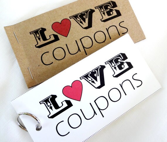 DIY Love Coupon Book Printable