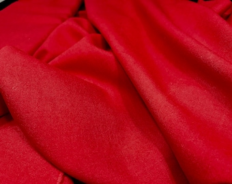 Cherry Red Wool, Bright Red Fabric, Upholstery Fabric, Red Fabric, Bright Red Fabric, Red Wool, Wool Fabric, Red Material