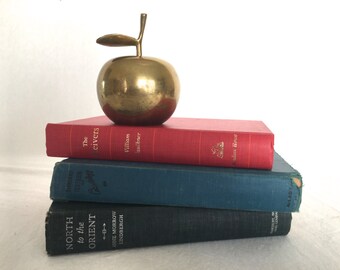 Vintage Brass Apple Bell - Medium
