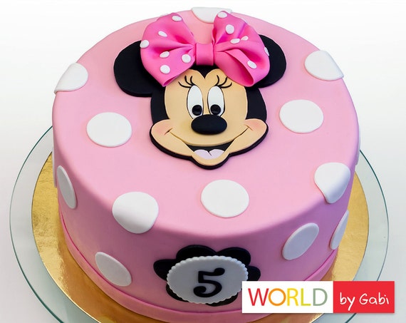 Items Similar To Minnie Mouse Cake Topper