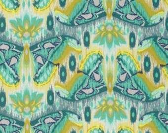 Tula Pink Butterfly Sapphire Atlas Eden Freespirit Fabric 1 yard