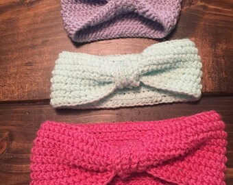 Scrunched Crochet Headband