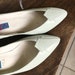 SALE Vintage Woven Leather Women’s Shoes 7.5 Tan Leather Pumps Sandals Slides