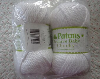 Patons Beehive Baby Chunky - WIDER WHITE
