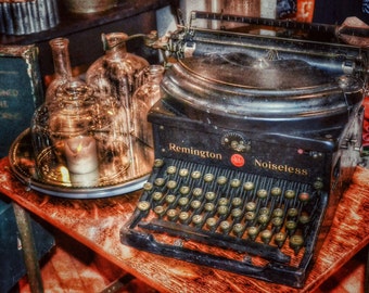 Vintage Typewriter Photo Print