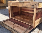 Items similar to Rustic Chest: Rugged Style Handmade Pallet Wood Chest