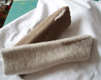 Warmers double face-light brown-natural (169C)