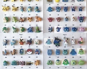 Croc shoe charms, listing #1, 1200+ charms choice(shoes)summer time, Jibbitz style, letters, Moana, Pokemon, MU, Stitch, Minion, Superheroes