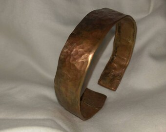 Handcrafted Copper Bangle made from re-purposed materials