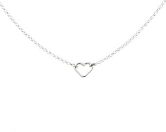 HEART handmade sterling silver necklace